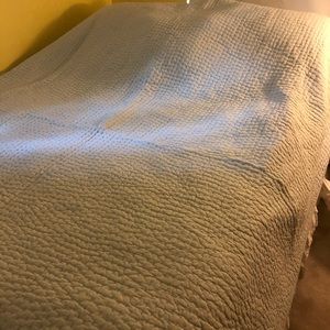 Pottery Barn Pick-Stitch Handcrafted Quilt